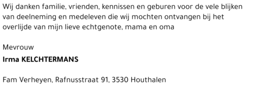 Irma KELCHTERMANS
