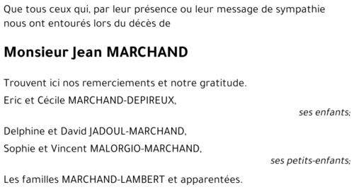 Jean MARCHAND
