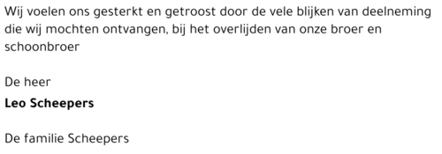 Leo Scheepers