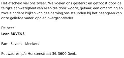 Leon BUVENS