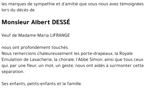 Albert DESSÉ