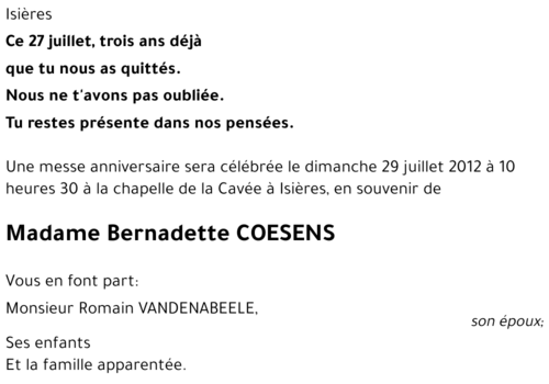 Bernadette COESENS