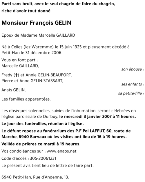 François GELIN