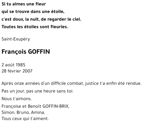 François GOFFIN