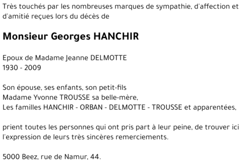 Georges HANCHIR