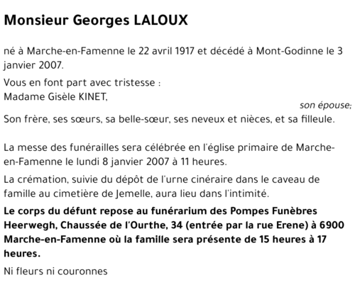 Georges LALOUX