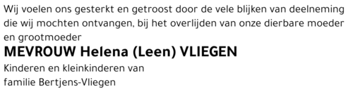 Helena (Leen) Vliegen