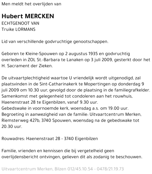 Hubert Mercken