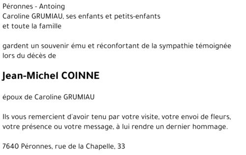 Jean-Michel COINNE