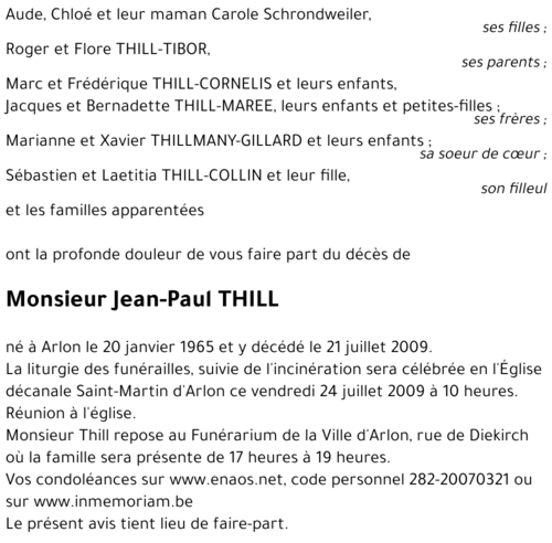 Jean-Paul THILL