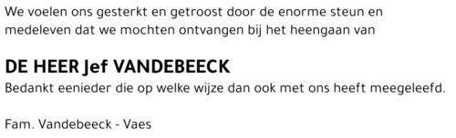 Jozef VANDEBEECK