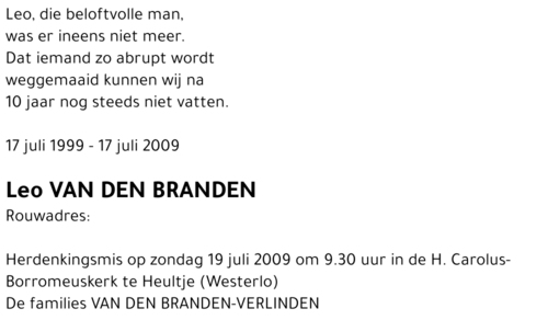 Leo Van Den Branden