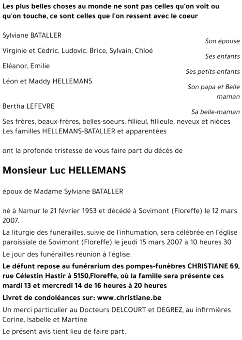 Luc HELLEMANS