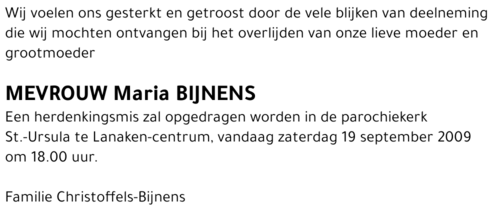 Maria Bijnens