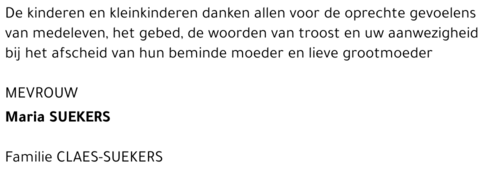 Maria Suekers