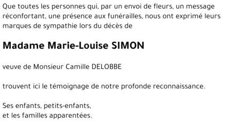 Marie-Louise SIMON