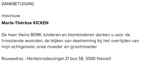 Marie-Thérèse Kicken