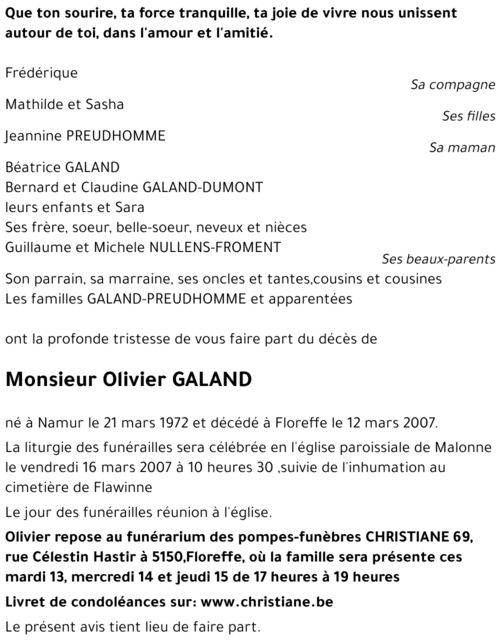 Olivier GALAND