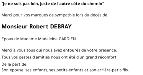 Robert DEBRAY