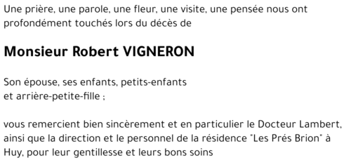 Robert VIGNERON