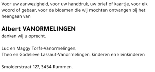 Albert Vanormelingen