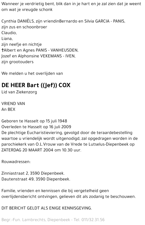 Bart Cox