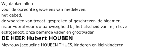 Hubert HOUBEN