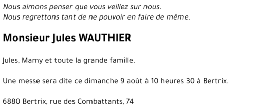 Jules WAUTHIER