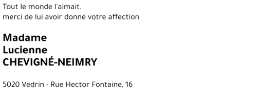 Lucienne NEIMRY