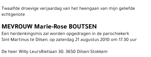 Marie-Rose Boutsen