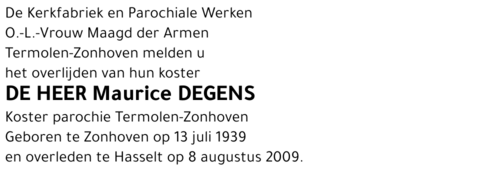 Maurice Degens
