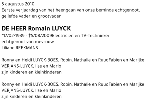 Romain LUYCK