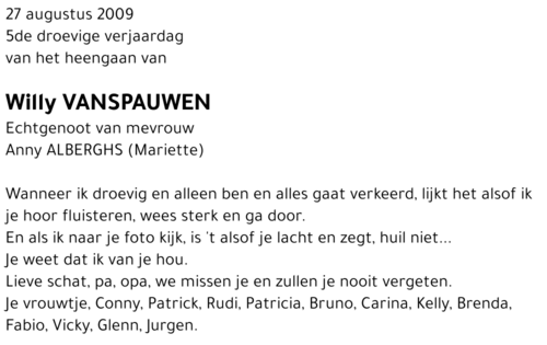 Willy Vanspauwen