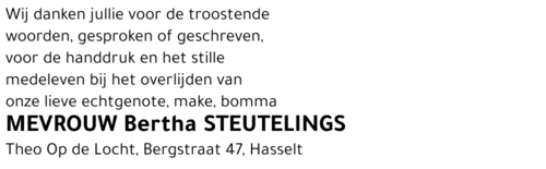 Bertha Steutelings