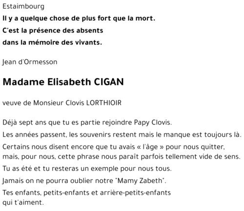 Elisabeth CIGAN