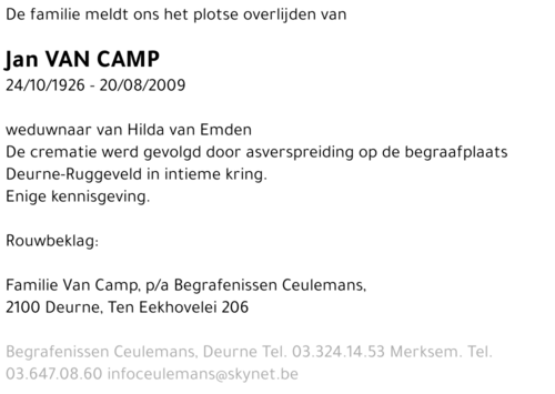 Jan Van Camp