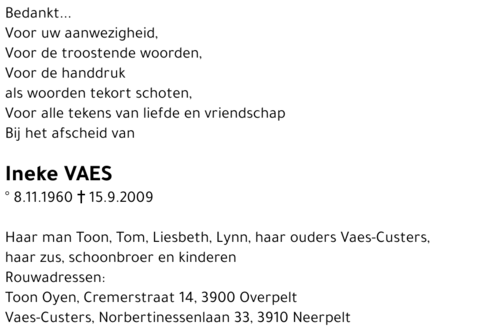 Ineke Vaes