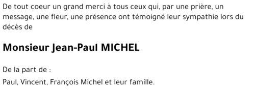 Jean-Paul MICHEL