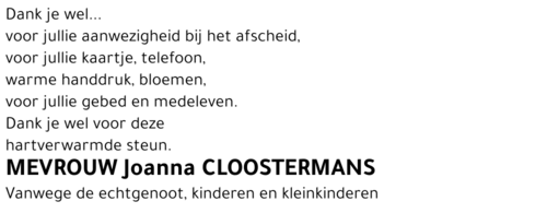 Joanna Cloostermans
