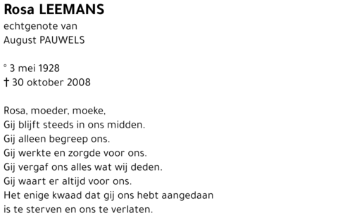 Rosa Leemans