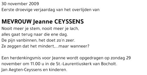 Jeanne Ceyssens