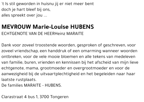 Marie-Louise Hubens
