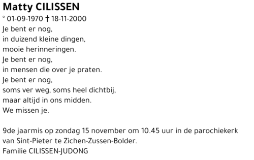 Matty Cilissen