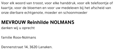 Reinhilde Nolmans