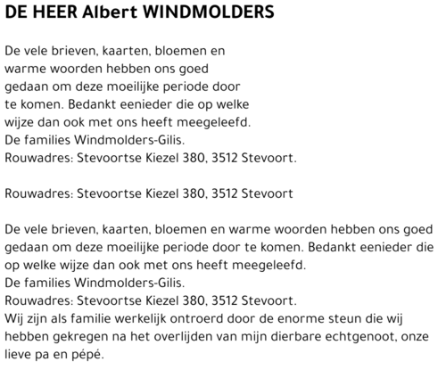 Albert Windmolders