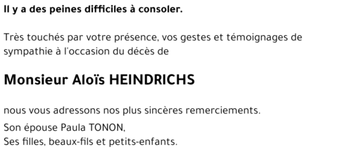 Aloïs HEINDRICHS