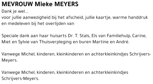 Mieke Meyers