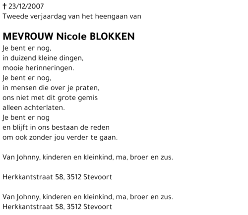 Nicole Blokken