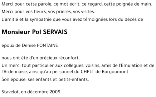 Pol SERVAIS