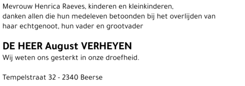 August Verheyen